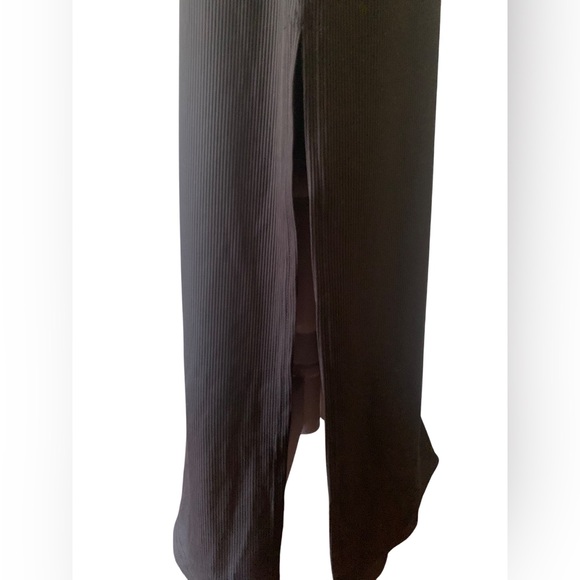 NWOT Bebe Women Black High-Neck Maxi Dress, Large, 92%polyester, 8 Spandex - Picture 7 of 12